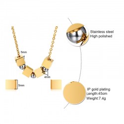 Conjuntos de joyasCuadrados & bolas joyería elegante conjunto