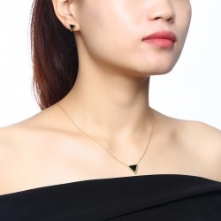 Conjuntos de joyasPendientes Triangle & collar - conjunto de joyas