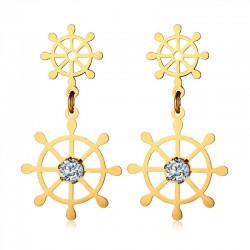 Hollow Rudder Design Drop EarringsEarrings