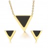 Conjuntos de joyasPendientes Triangle & collar - conjunto de joyas
