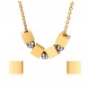 Conjuntos de joyasCuadrados & bolas joyería elegante conjunto