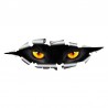 Pegatinas3D ojos de gato pareado - pegatina de coche vinilo - impermeable