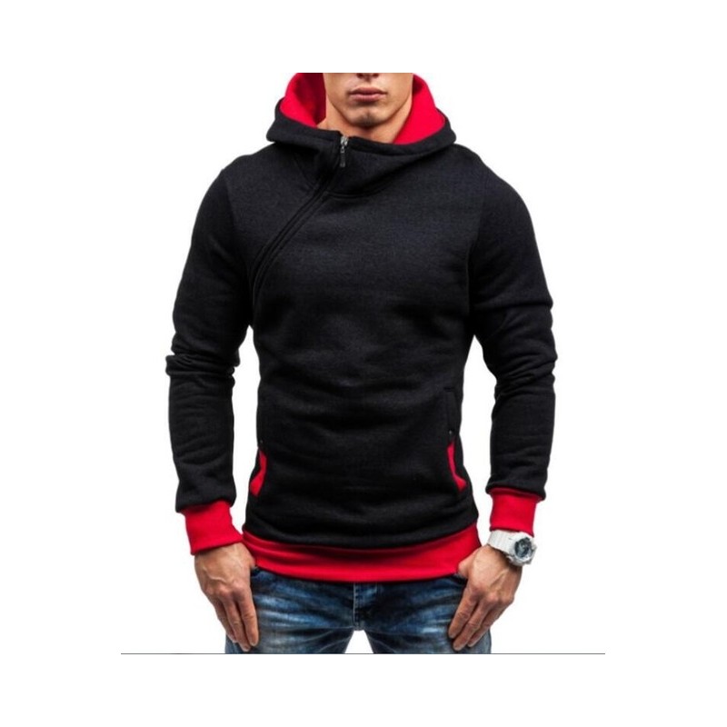 Hoodies & SudaderaCapucha de hombres con cremallera lateral Hoodies & SudaderaCapucha de hombres con cremallera lateral