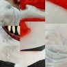 Angry clown full face latex mask - Halloween - party - carnavalMasks