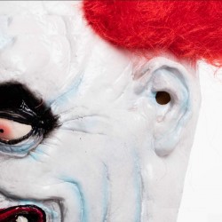 Angry clown full face latex mask - Halloween - party - carnavalMasks