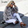 Vintage Fluffy Fur CoatJackets