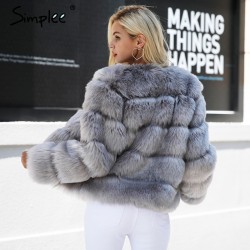 ChaquetasCoat de piel de pelaje vintage