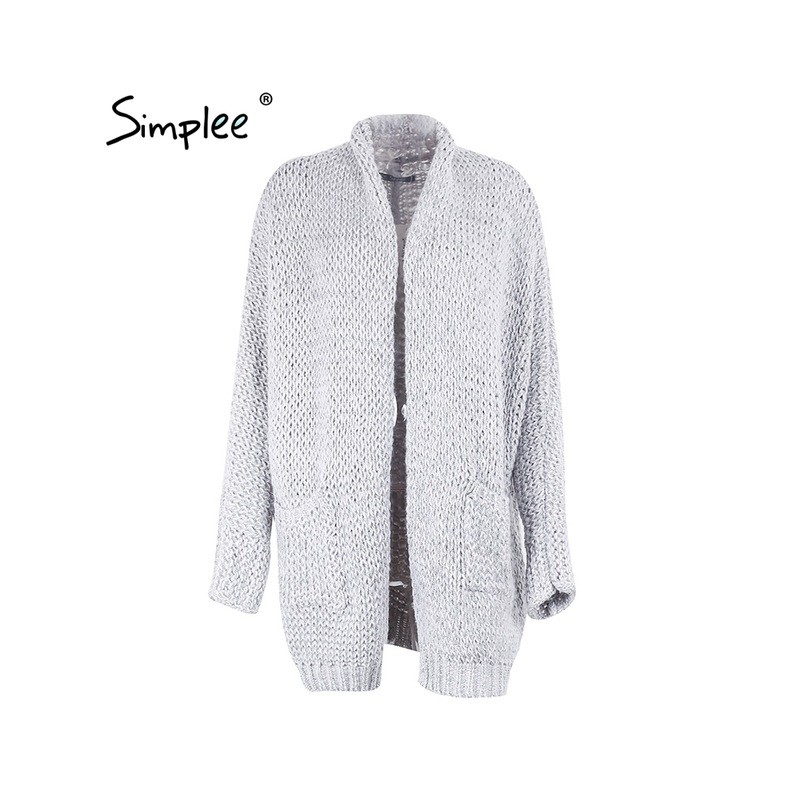 Hoodies & JerséisCasual Knitting Long Cardigan Loose Jumper