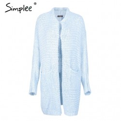 Hoodies & JerséisCasual Knitting Long Cardigan Loose Jumper