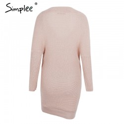 Hoodies & JerséisSexy Cross Knitting Sweater Pullover
