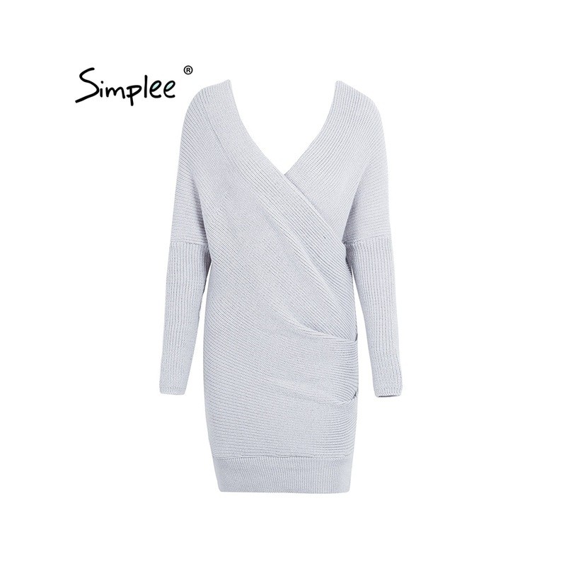 Hoodies & JerséisSexy Cross Knitting Sweater Pullover