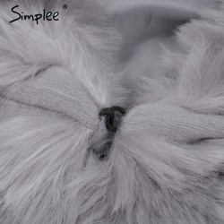 Vintage Fluffy Fur CoatJackets