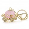 Crystal pumpkin - carriage - keychainKeyrings