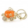 Crystal pumpkin - carriage - keychainKeyrings