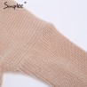 Hoodies & JerséisSexy Cross Knitting Sweater Pullover