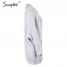 Hoodies & JerséisCasual Knitting Long Cardigan Loose Jumper