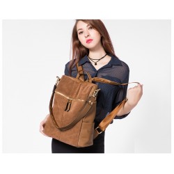 Vintage leather shoulder bag - backpackBags