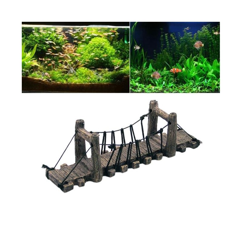 Aquarium Fish Tank Resin Tower BridgeAquarium