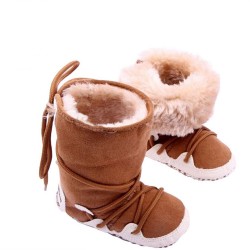 Newborn Toddler Cotton Soft Thick Warm Fleece Shoes Boots First WalkersBaby & Kids