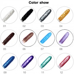 MaquillajeOjido metálico impermeable - brillo líquido - larga duración