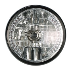 Partes de motos7" Motor Headlight Round LED Indicadores de señalización de giro