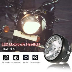 Partes de motos7" Motor Headlight Round LED Indicadores de señalización de giro