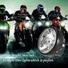Partes de motos7" Motor Headlight Round LED Indicadores de señalización de giro