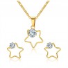 Conjuntos de joyasCollar de cinco estrellas  Pendientes Joyería Set