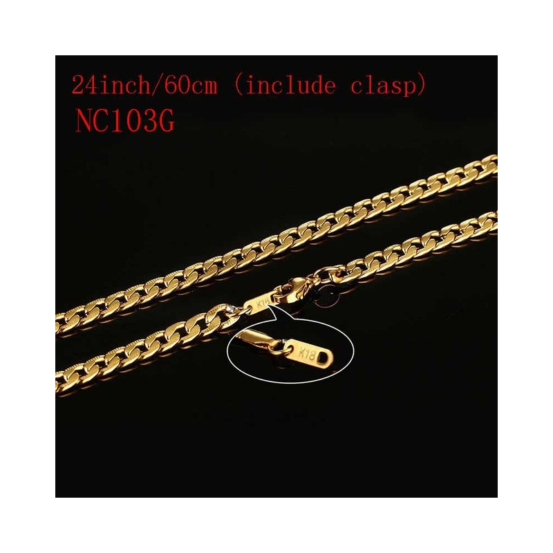 CollaresCollar de cadena de oro 60cm