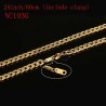 CollaresCollar de cadena de oro 60cm