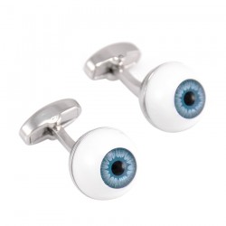 Blue eyeballs - cufflinksCufflinks