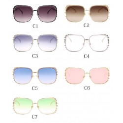 Gafas de solGafas de sol vintage Steampunk Square Rhinestone Glasses