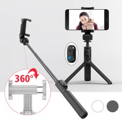 Trípodes y soportesOriginal Xiaomi Handheld Mini Tripod plegable 2 en 1 Monopod Selfie Stick Bluetooth Wireless