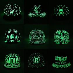 Sombreros / gorrasFlujo fluorescente en la capa de béisbol oscura Unisex