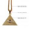 CollaresCristal Pirámide Egipcio & Colgante de ojos Unisex