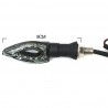 Partes de motosimpermeable universal 12 LED Indicadores de señalización de giro de motocicleta Luces 2pcs