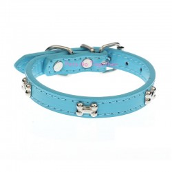 Collares & Correas5 Colores Piel de PU resistente para perros de mascotas