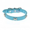 Collares & Correas5 Colores Piel de PU resistente para perros de mascotas