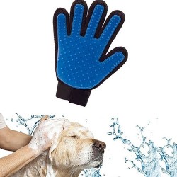 Dog cleaning / massage brush - hair removal gloveCare
