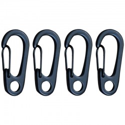 Outdoor & CampingCamping exterior de acero inoxidable carabiner hebilla gancho 10 piezas