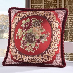 CojinesCojín de almohada de bordado británico cubre algodón 50 * 50cm