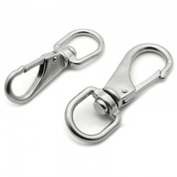 M4 multi-purpose swivel spring hook carabiner stainless steel 2 pcsOutdoor & Camping