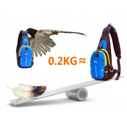 Waterproof nylon chest shoulder bag backpack unisexBags