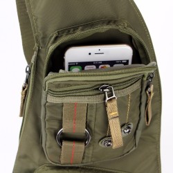 Waterproof nylon crossbody shoulder bag - backpackBags