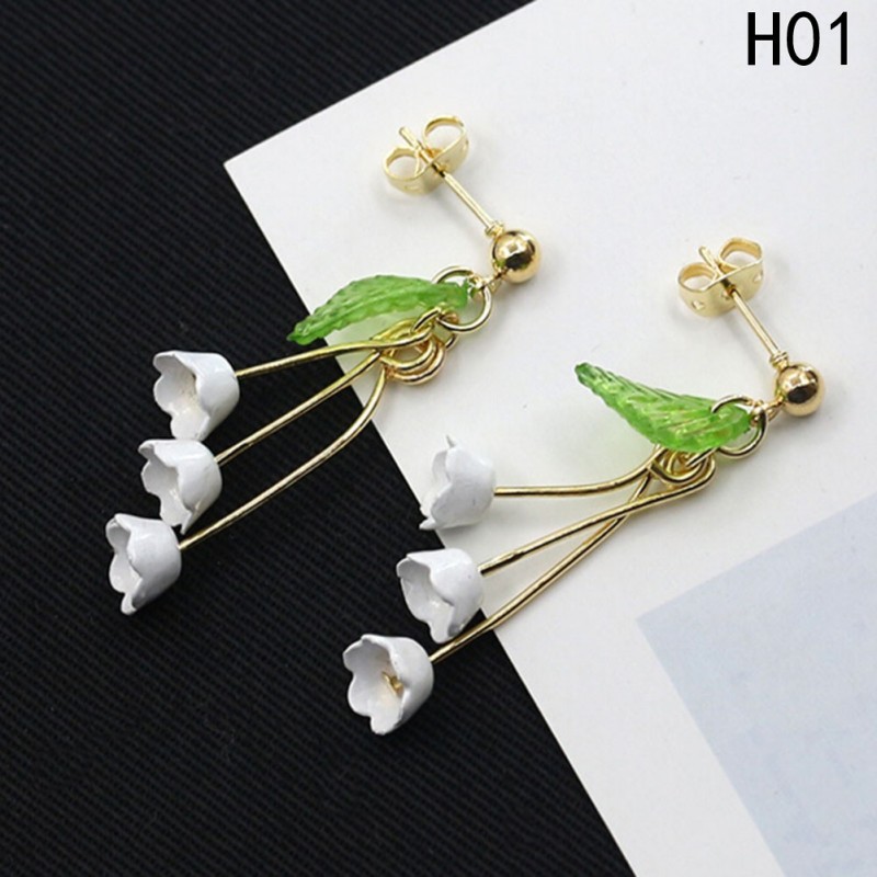 Lilies of the valley - stud earringsEarrings