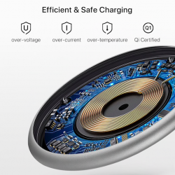 AccesoriosSamsung Galaxy S9 S8 S7 iPhone 8 / X / 8 Plus UMIDIGI Q1 cargador rápido inalámbrico 15W