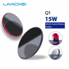 AccesoriosSamsung Galaxy S9 S8 S7 iPhone 8 / X / 8 Plus UMIDIGI Q1 cargador rápido inalámbrico 15W