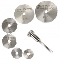 Circular saw blades & mandrel cutting discs drill 6 pcsBits & drills