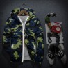 ChaquetasCamuflaje chaqueta capucha rompevientos unisex