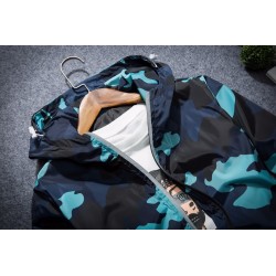 Camouflage hooded jacket windbreaker unisexJackets